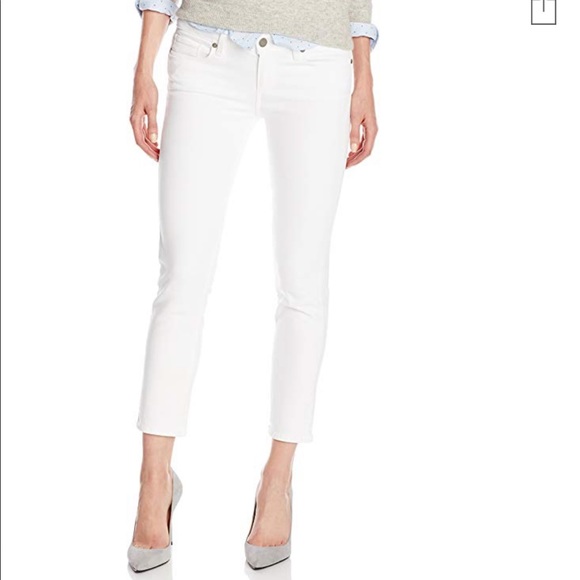 PAIGE Denim - Paige White Kylie Crop Skinny Jeans